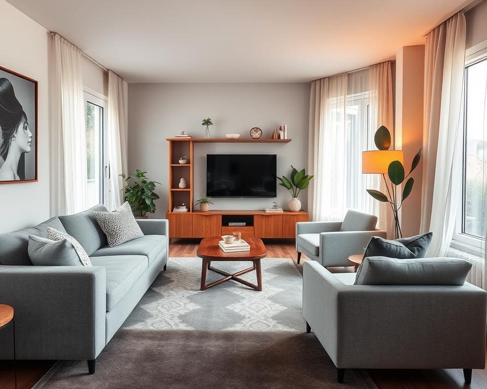 Hoe richt je een kleine woonkamer stijlvol in?