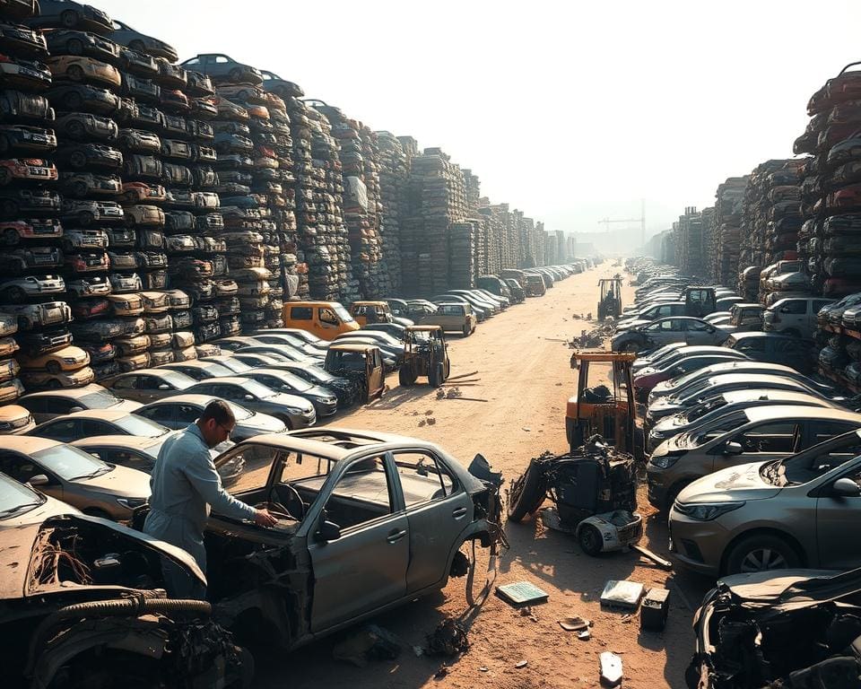 Hoe werkt een auto sloperij bij schadeauto’s?