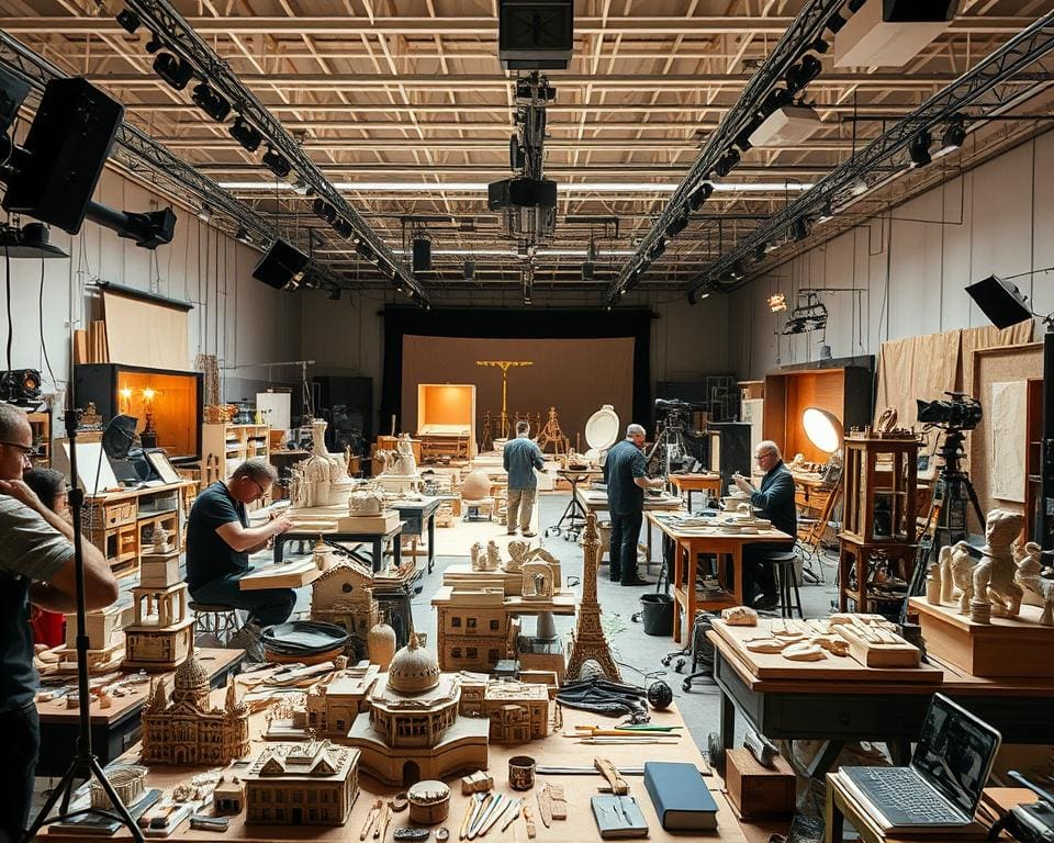 Hoe werk je als filmdecorbouwer in de studio?