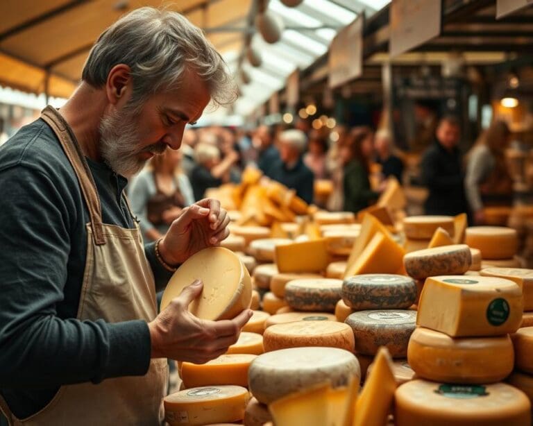 Wat doet een kaaskeurder op de markt?