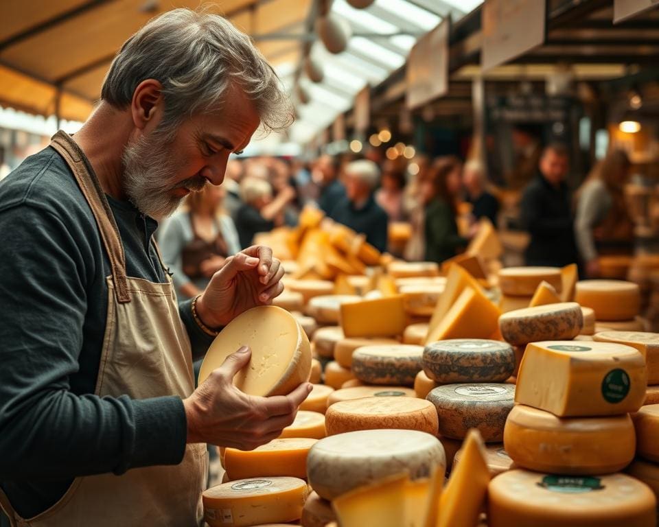 Wat doet een kaaskeurder op de markt?