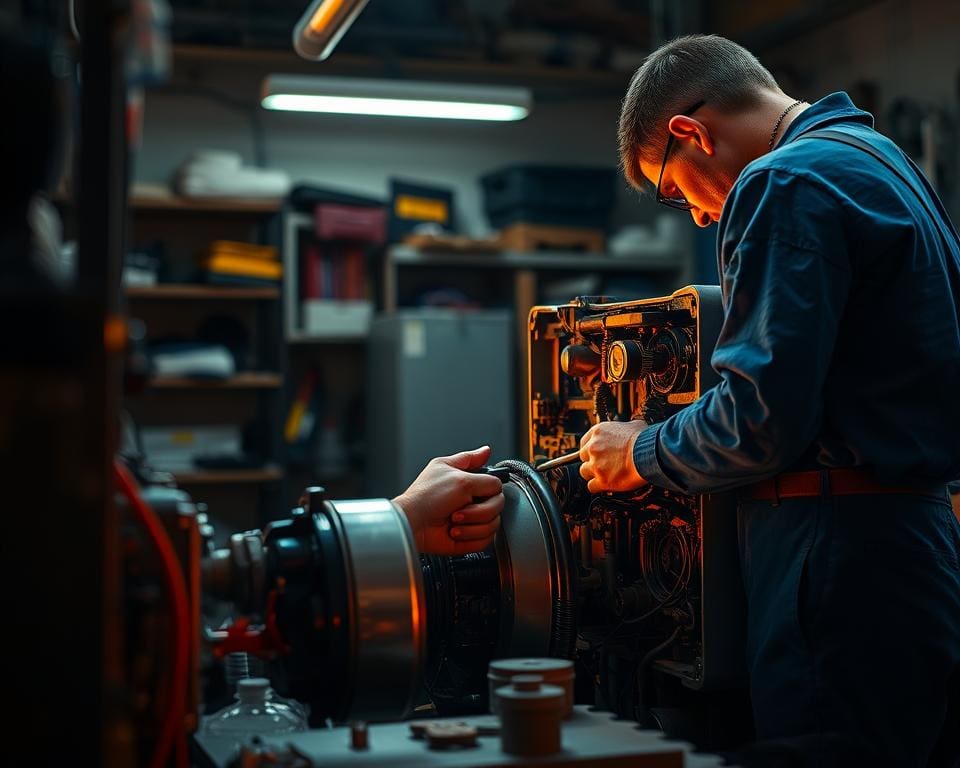 Wat doet een monteur bij technische storingen?