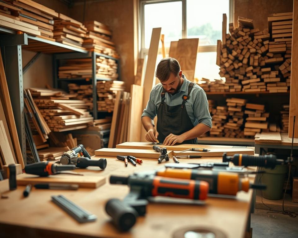 Wat doet een timmerman precies op de werkvloer?