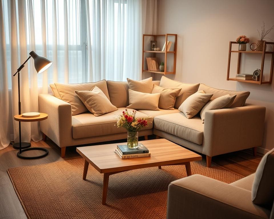 Hoe creëer je een gezellige zithoek zonder rommel?