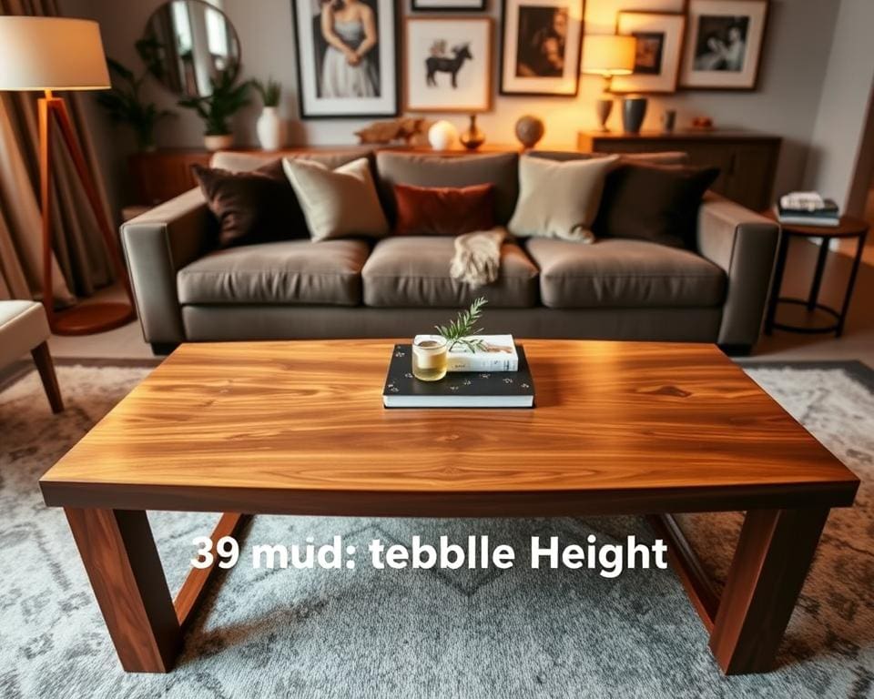 Hoe kies je een salontafel met de juiste hoogte?