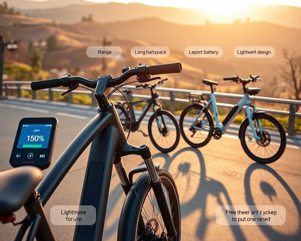 Hoe vergelijk je e-bikes op actieradius en prestaties?