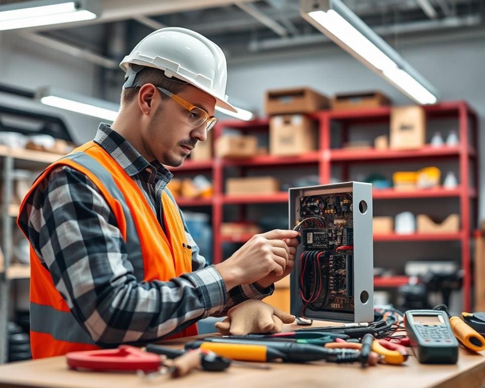 Hoe voorkomt een elektricien gevaarlijke situaties?