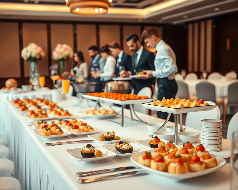 Hoe werkt een cateraar voor zakelijke events?