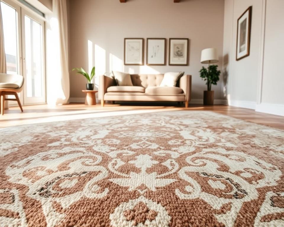 Waarom voelt een groot vloerkleed rustiger aan?