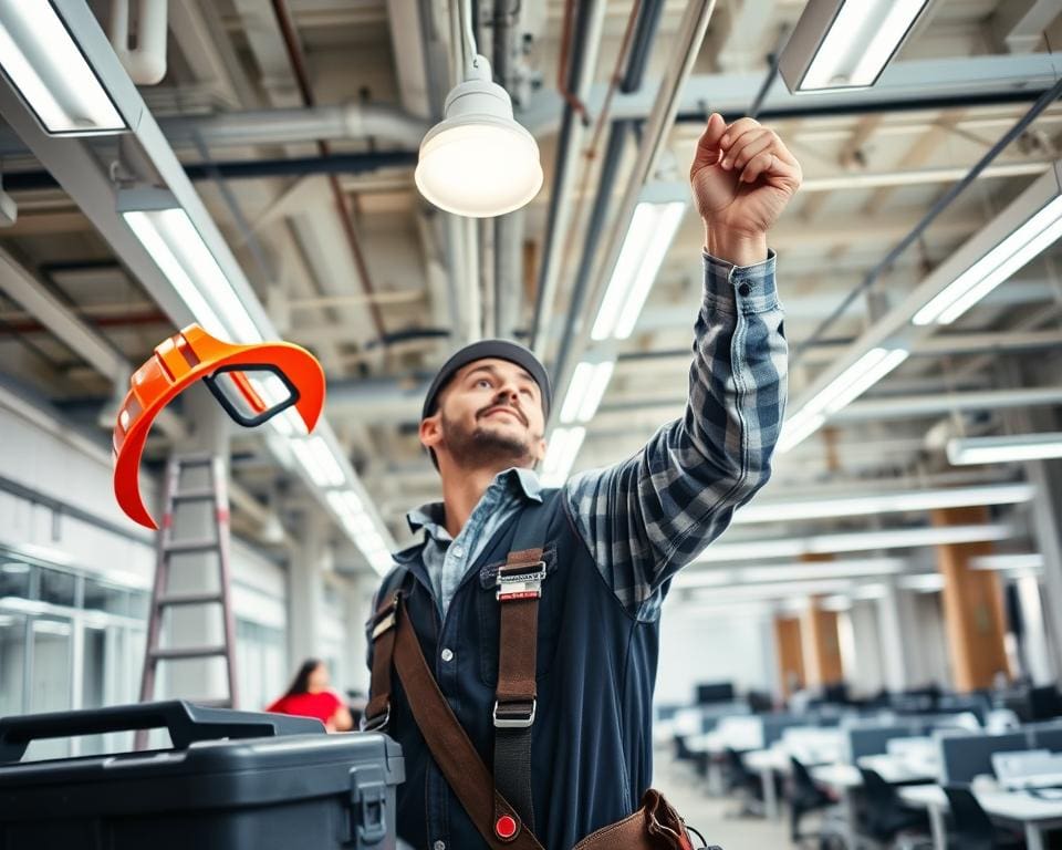 Wat doet een elektricien bij bedrijfspanden?