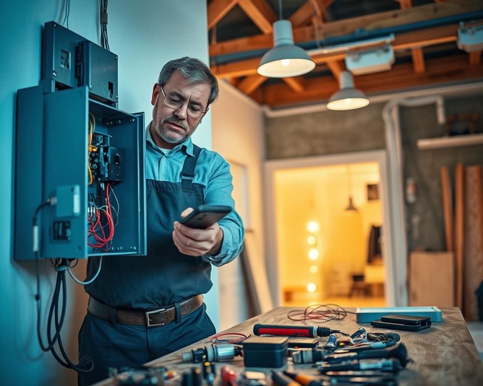 Wat doet een elektricien bij storingen en renovaties?