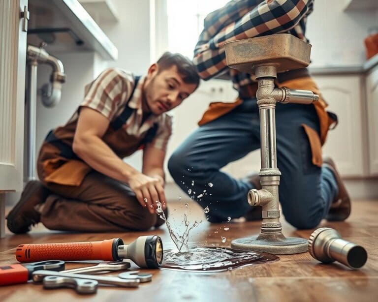 Wat doet een loodgieter bij acute lekkages?