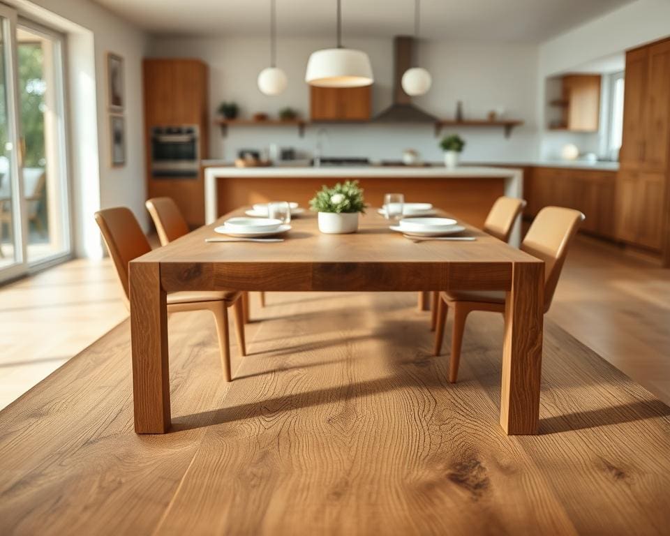 Wat maakt een houten eettafel tijdloos mooi?