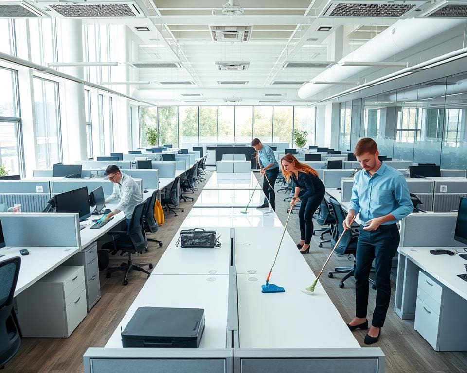 Wat maakt een schoonmaakdienst onmisbaar voor kantoren?