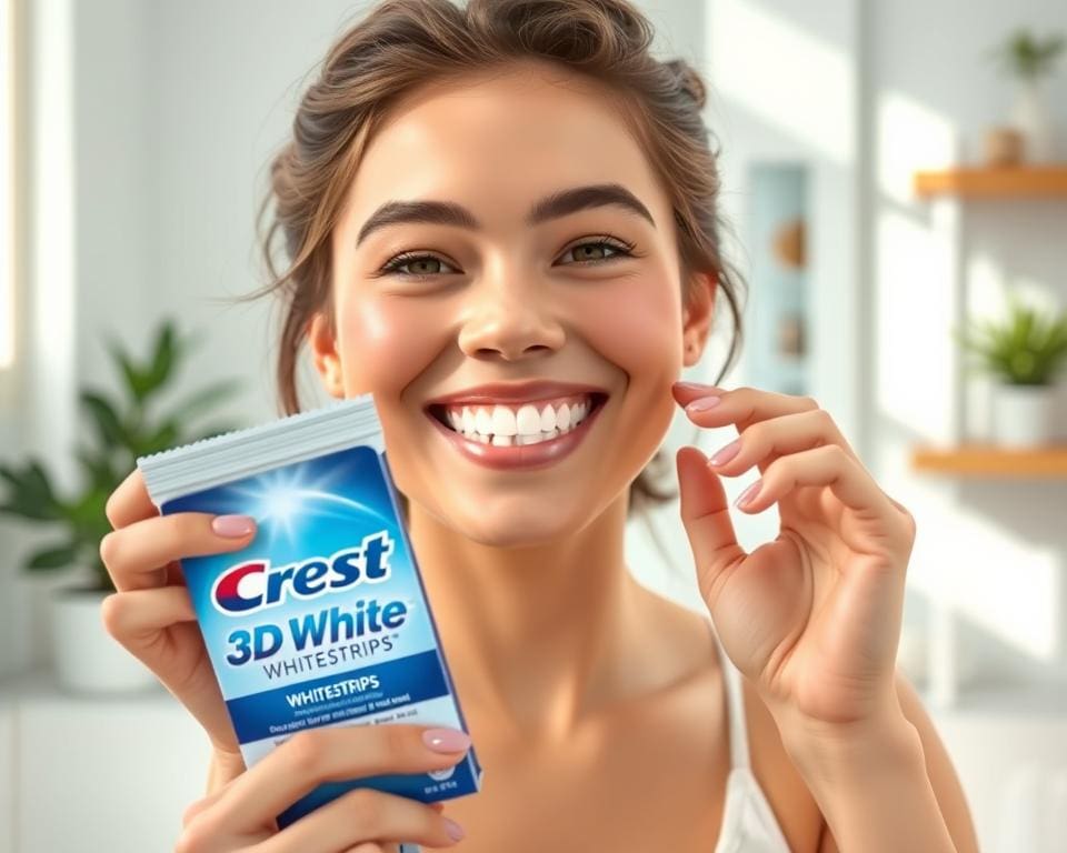 Wat maakt Crest 3D White Whitestrips geschikt voor thuisgebruik?