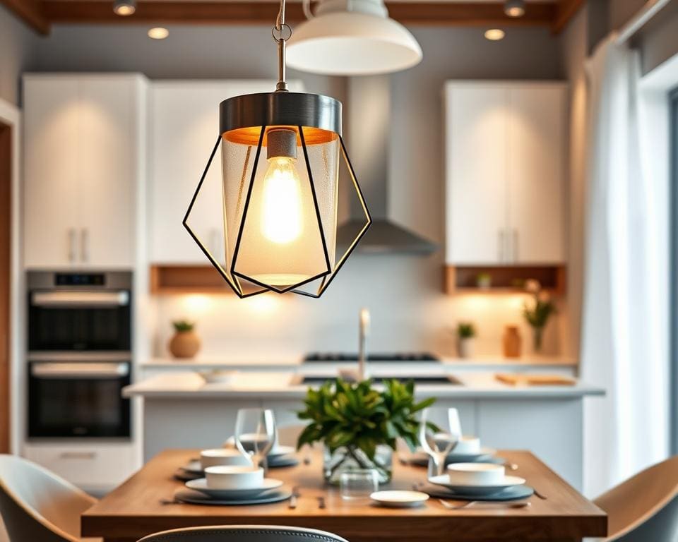 Design hanglamp voor boven de eettafel