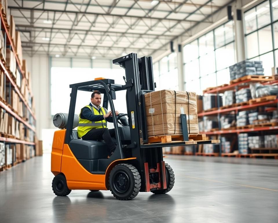 Hoe helpt een hefkar bij intern transport?