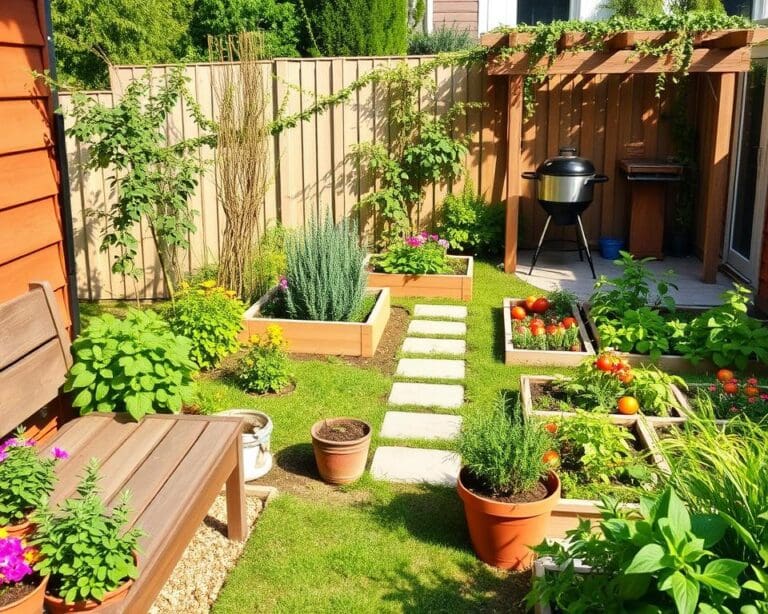 Hoe richt je een kleine tuin praktisch in?