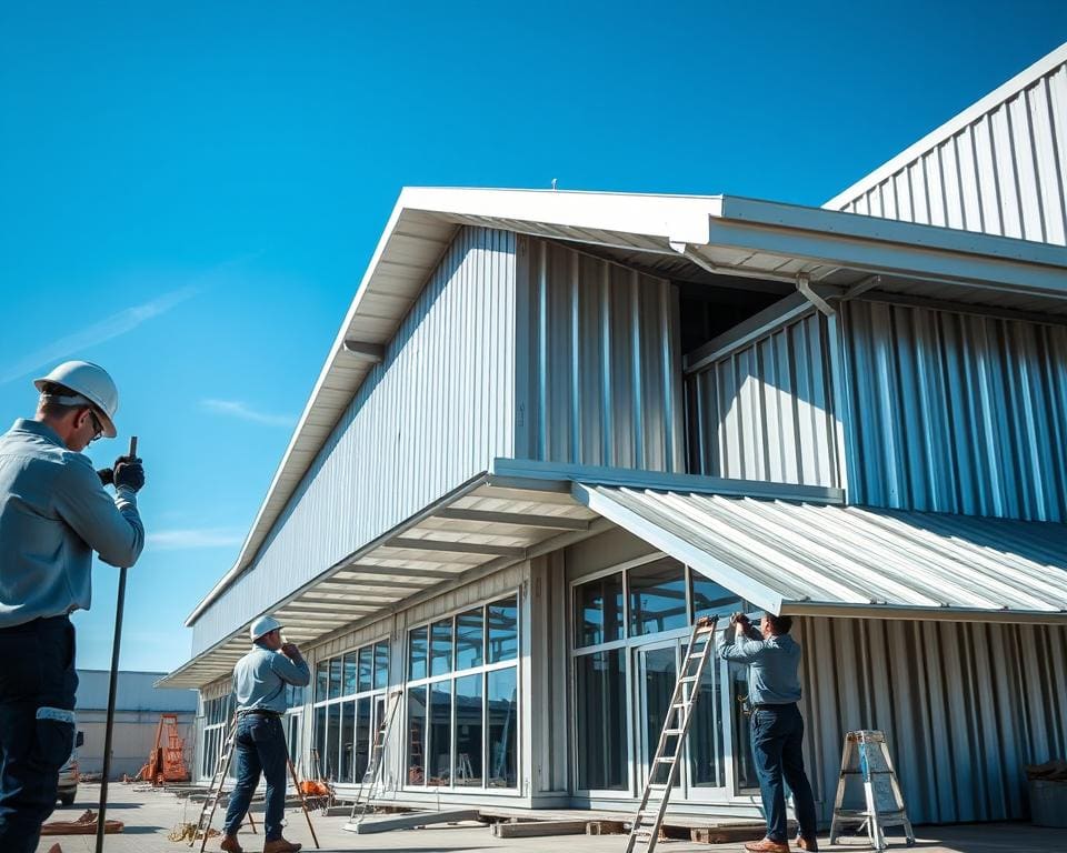 Waarom kiezen bedrijven voor dak- en wandbeplating bij renovatie?