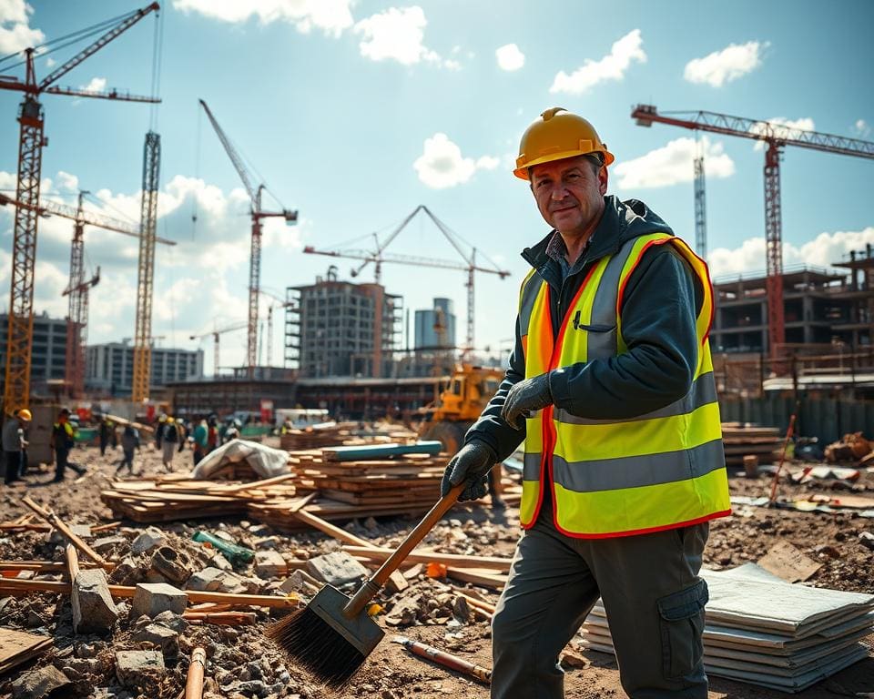Wat doet een bouwopruimer op grote projecten?