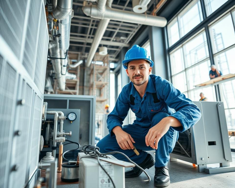 Wat doet een installatiemonteur in utiliteitsbouw?