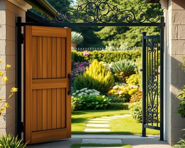 schuifpoort combineren hekwerk