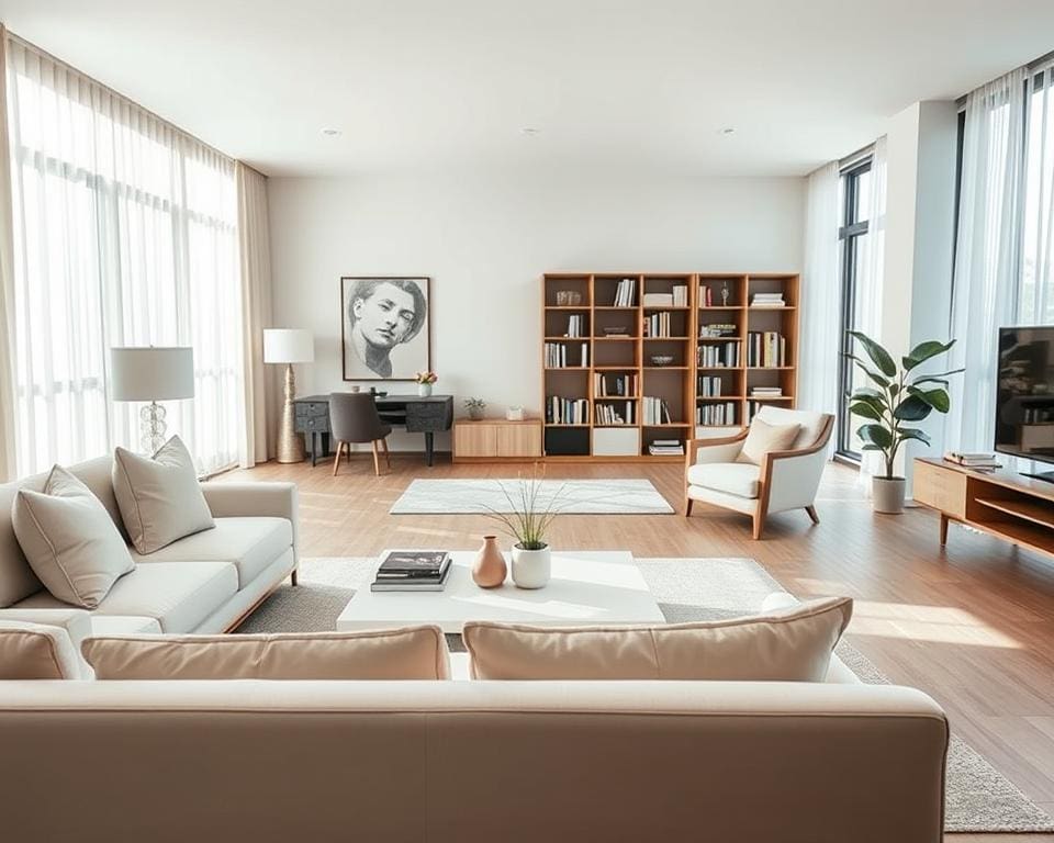 meubels woonkamer ruimtelijk