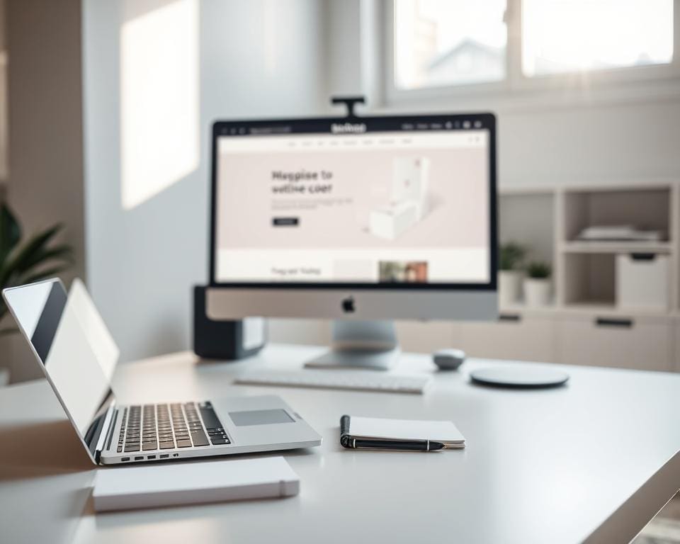 minimalistisch webdesign