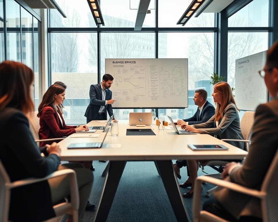 zakelijke diensten efficiënt werken