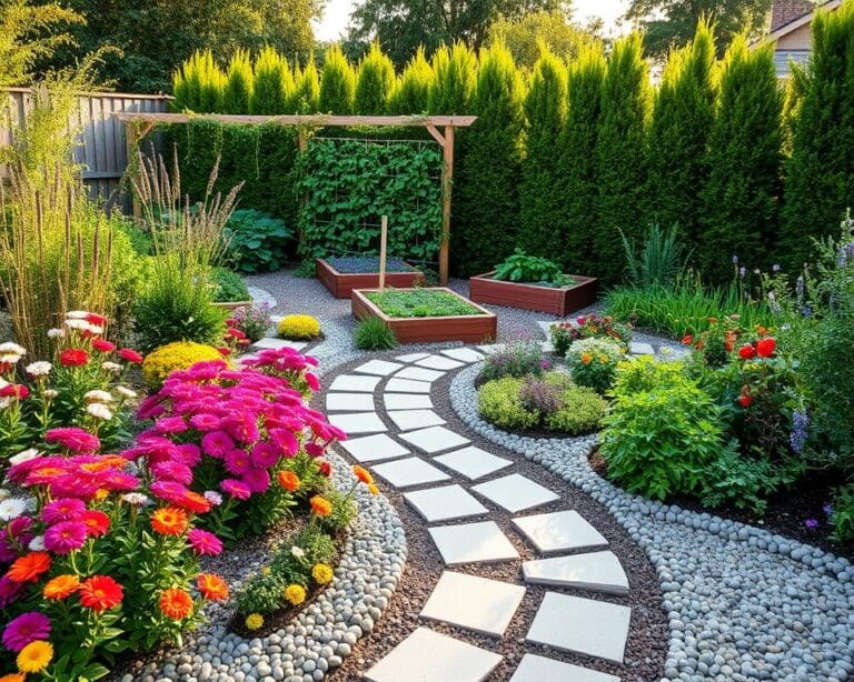 onderhoudsvriendelijke tuin