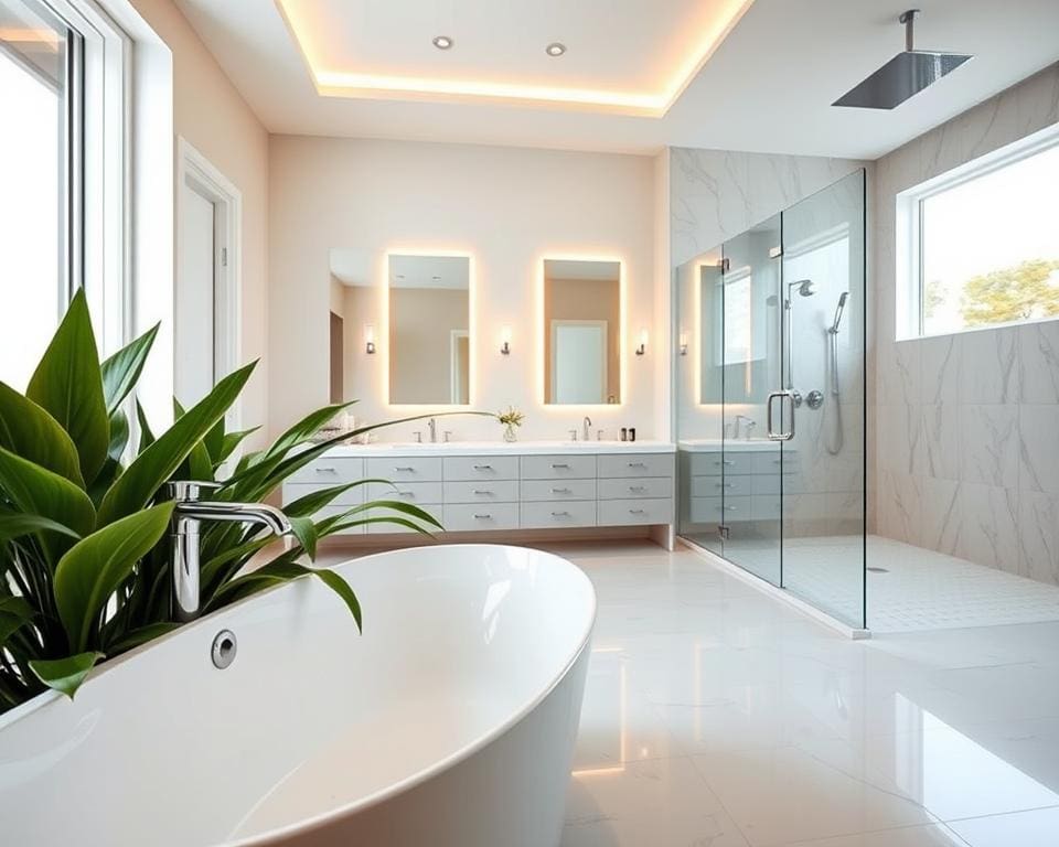 moderne badkamer