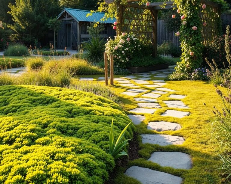 bodembedekking landelijke tuin