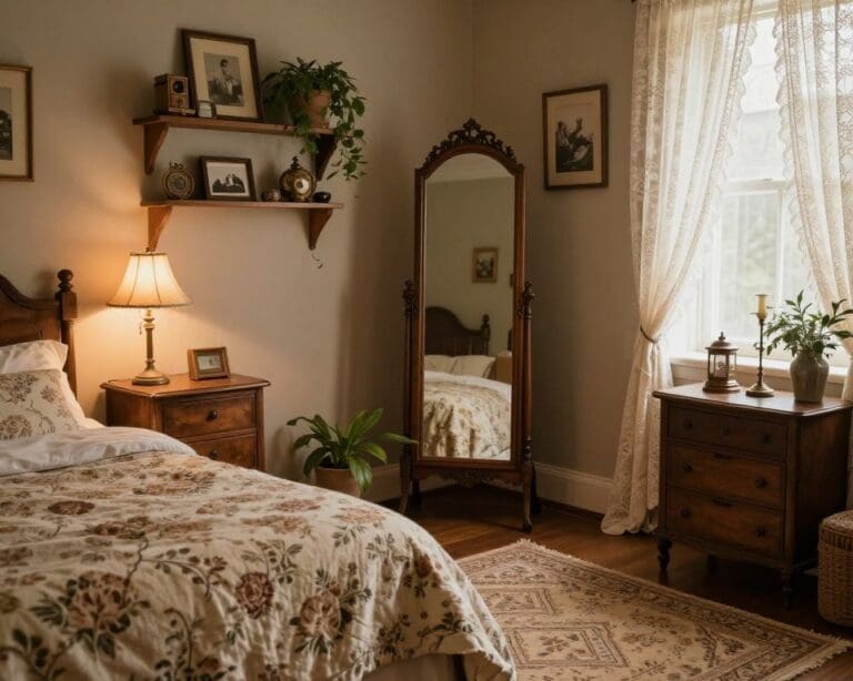 vintage slaapkamer